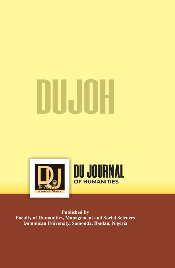 Thumbnail for DU Journal of Humanities, Dominican University, Ibadan